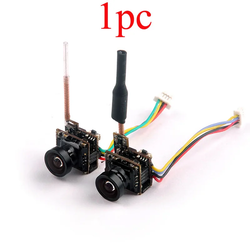 

1PC HCF9 5.8G 48CH 25mw FPV Camera 3.3-5.5v NTSC 700TVL VTX Cam for Happymodel Mantis85 Snapper7 RC Drone Spare Parts