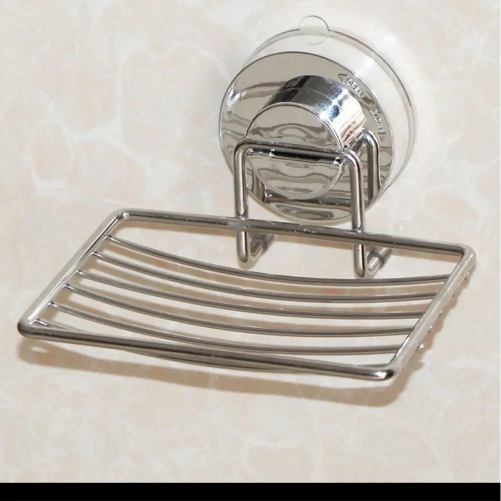 

High Quality Solid Bathroom Accessories Product Stainless Steel Soap Basket Soap Dish Holder Soap Box