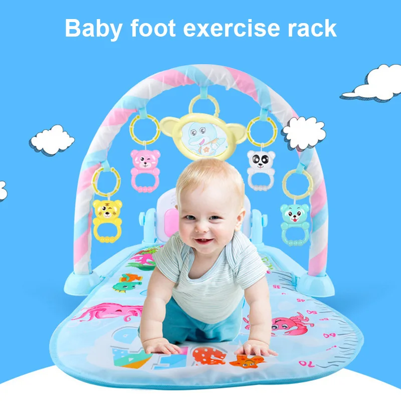 Baby Play Mat Kick Piano Keyboard Music Playing Projection Mat Infant