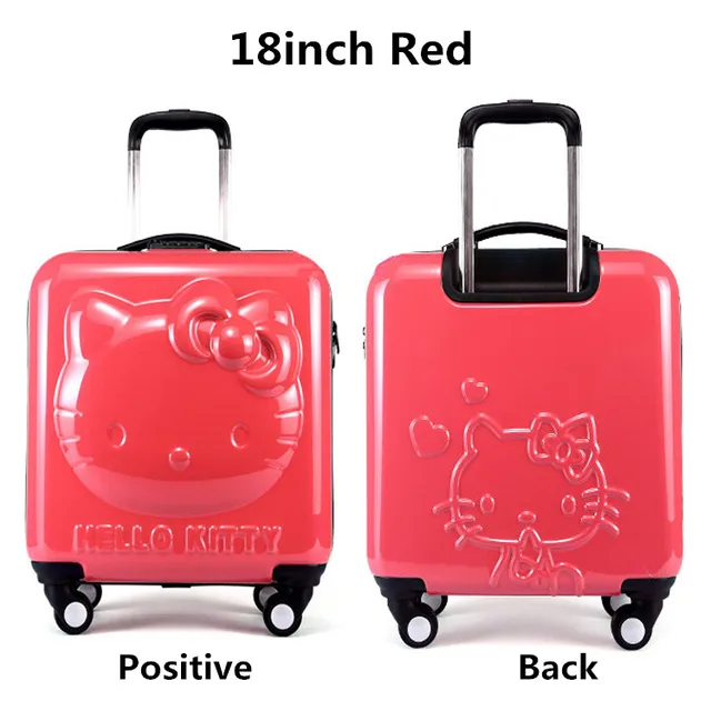Buy 13/18/20/24inch Kids Hello Kitty Luggage Sets
