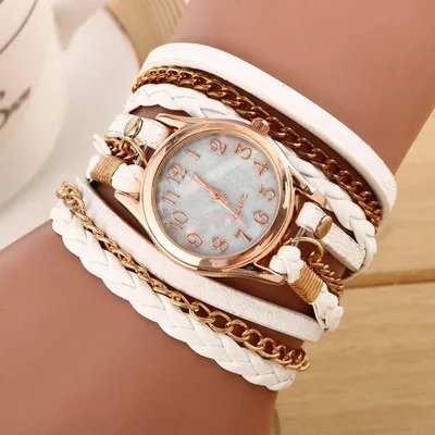 

Reloj mujer 2018New Hot Sale Fashion Geneva Lady Bracelet Watch Lady Casual Dress multiple colour Leather Digital Quartz watch