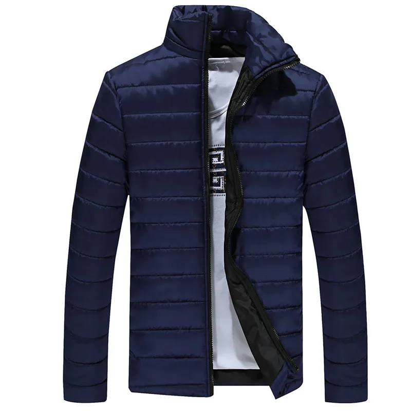 2016 Winter Solid Men Jackets Spring Men’s Cotton Blend Mens Jacket And Coats Casual Thick Outwear Plus Clothing Male 3XL ghhd