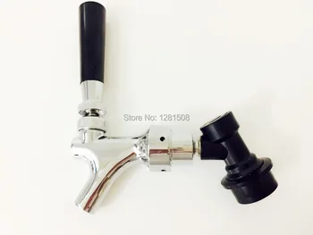 

New homebrew Faucet Quick Disconnect Assembly, MFL beer Tap Shank Adaptor, Chrome Plated Faucet, Liquid Thread QD
