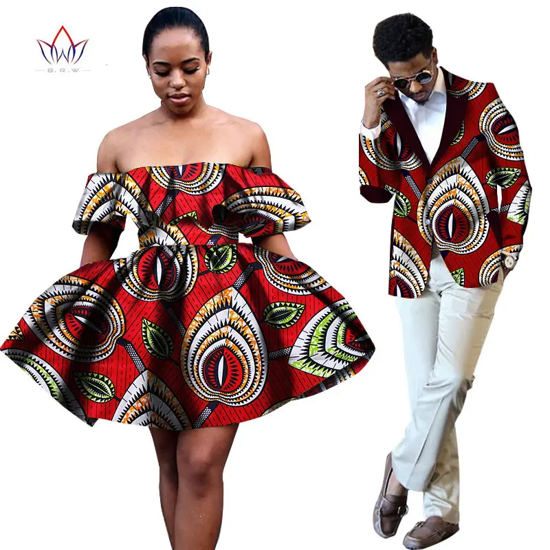 Летние Для женщин платья и Для мужчин Блейзер Анкара Для женщин Африканский принт Костюмы Дашики Макси платье Плюс Размеры Африка Костюмы