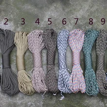 31 м Паракорд 550 парашютный шнур верёвка Mil Spec type III 7 Strand 100FT скалолазание Campi спасательная веревка инструменты для кемпинга