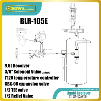 

9.6L receiver kit provides wonderful solutions for temperature protection, system pressure relief & liqiud refrigerant supply
