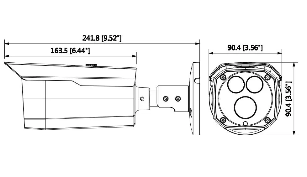 Dahua HAC-HFW1400D 4MP CCTV камера HDCVI IR Bullet