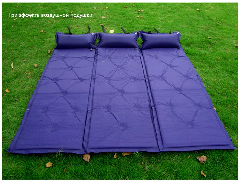 Палатка для кемпинга, коврик для сна, автоматически надувная подушка, подушка, один надувной матрас, всплывающая палатка, влагостойкая подушка для кемпинга