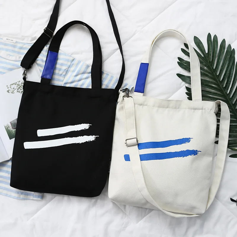

2019 new female Korean version of the tide art canvas bag Japanese canvas custom canvas shopping bag