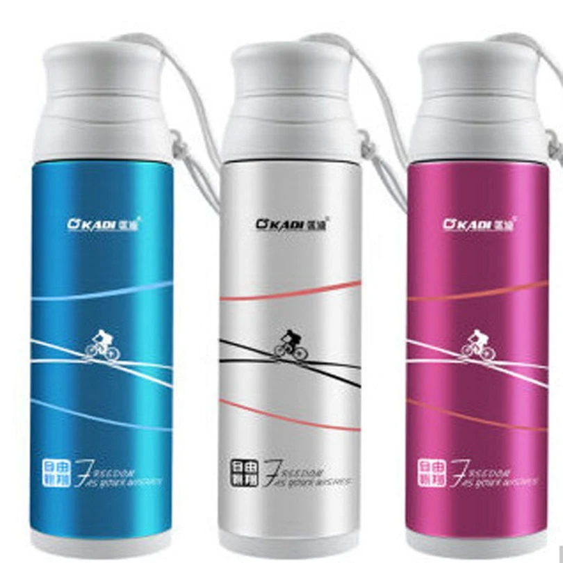 

Brand New 460ml Riding Bike keep warm Cycling Hot /Cold Water Bottle thermos Stainless Steel Vacuum top Quality Red Blue White