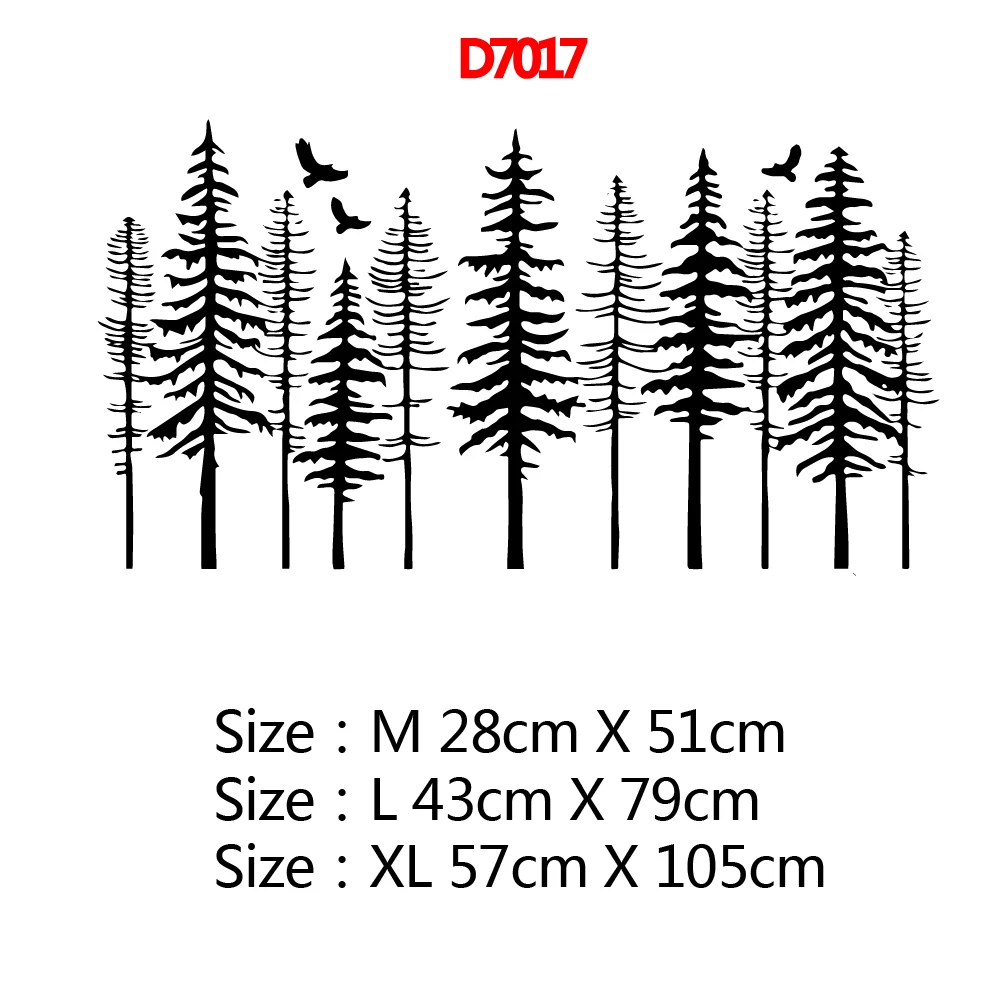 90cmX166cm Large Size Forest Vinyl Wall Sticker Wall Art Wall Paper For Baby's Rooms Wall Stickers Wallpaper mural