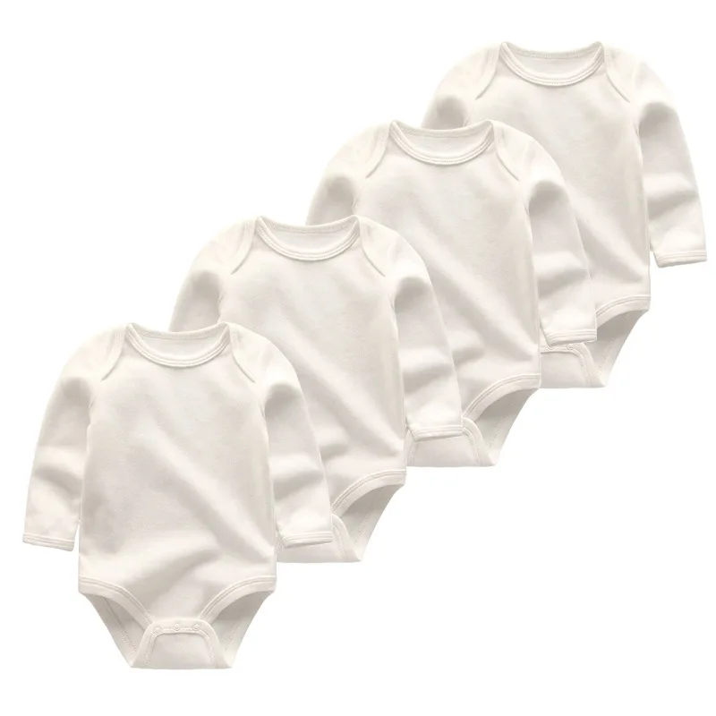 4 шт./партия боди для новорожденных; одежда с длинными рукавами для маленьких мальчиков и девочек; комбинезон для маленьких девочек - Цвет: BDL4008