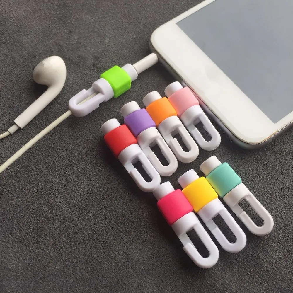 

Cable Clips Earphone Headphone Wire Cable Line Protective Cover Winder Cord Wrap Organizer