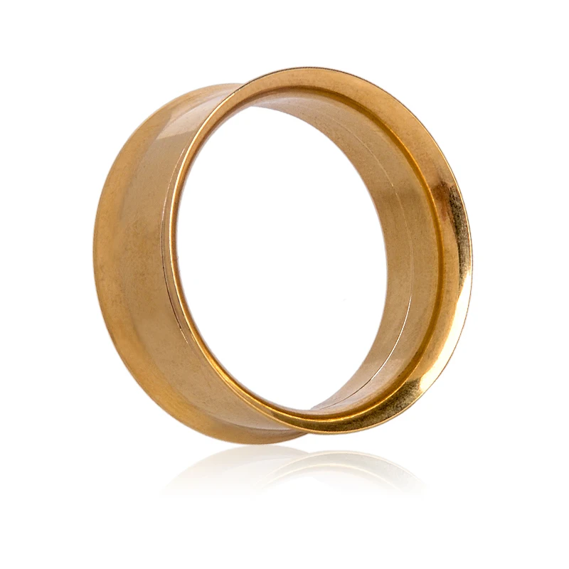 Vintage Double Flared Ear Flesh Tunnel Expanders Shellhard Punk Ear Plug Stainless Steel Screw Ear Gauges Body Piercing Jewelry