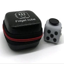 Fidget Cube Stress Reliever Cube Toy For Hand Addiction Fidget Cubes Stress Juguet Fidgetcube Desk Spin Toys With Storage Box