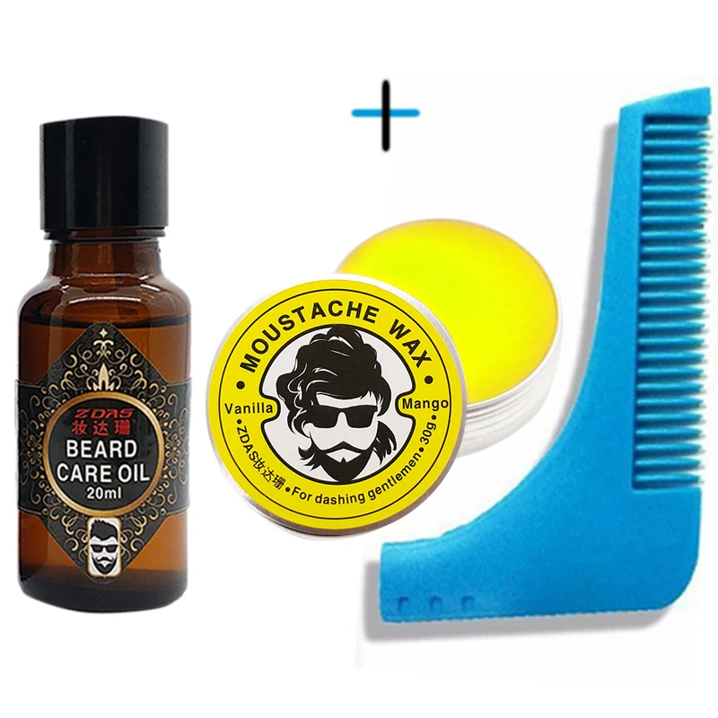 Buy Gentlemen Beard care set Premium Moustache Balm