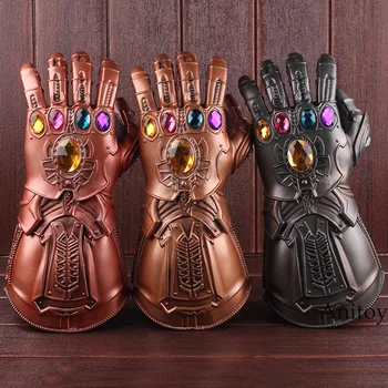 

High Quality Avengers Infinity War Thanos Cosplay Avenger Thanos Gauntlet Glove 1:1 Halloween Party Props Deluxe PVC Figure Toys
