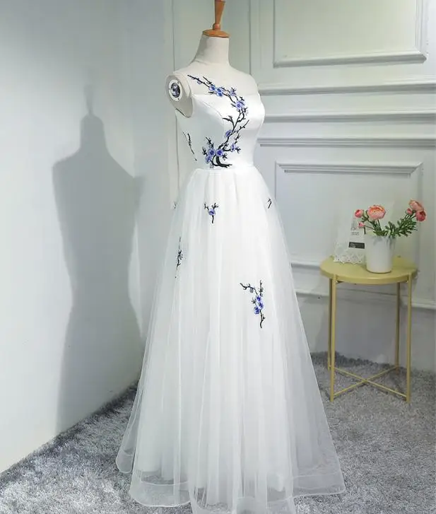 VENSANAC Illusion O Neck 2018 Flowers Embroidery A Line Long Evening Dresses Elegant Lace Backless Party Prom Gowns VENSANAC Illusion O Neck 2018 Flowers Embroidery A Line Long Evening Dresses Elegant Lace Backless Party Prom Gowns