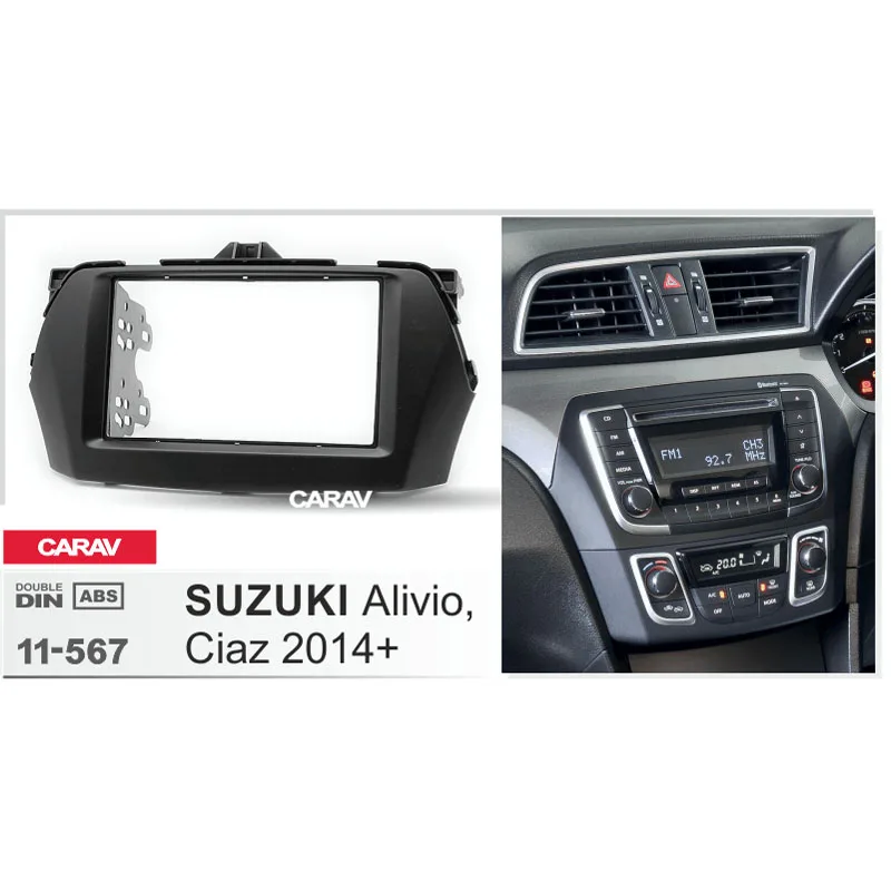 

CARAV 11-567 Top Quality Radio Fascia forSUZUKI Alivio Ciaz 2014+Stereo Fascia Dash CD Trim Installation Kit