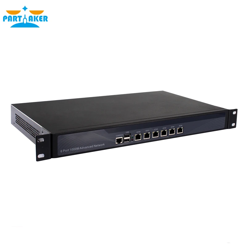 Partaker R4 ROS Cabinet Type D525 6 LAN Firewall Router 2G RAM 8G SSD