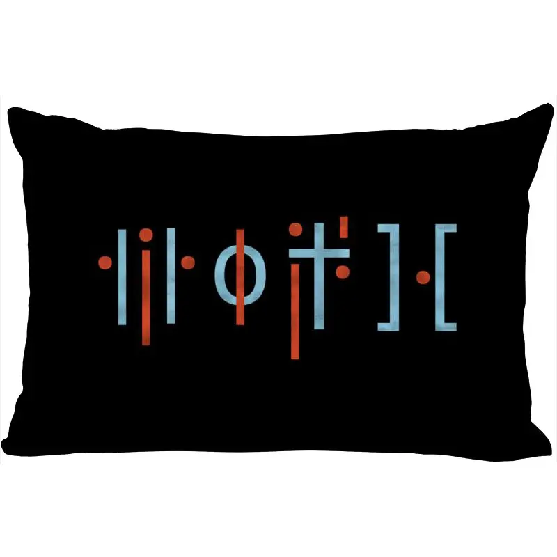 «Twenty One Pilots» Подушка Чехол прямоугольник Подушка на молнии Подушка Чехол 45x35 см наволочка с декоративным принтом - Цвет: Pillowcase