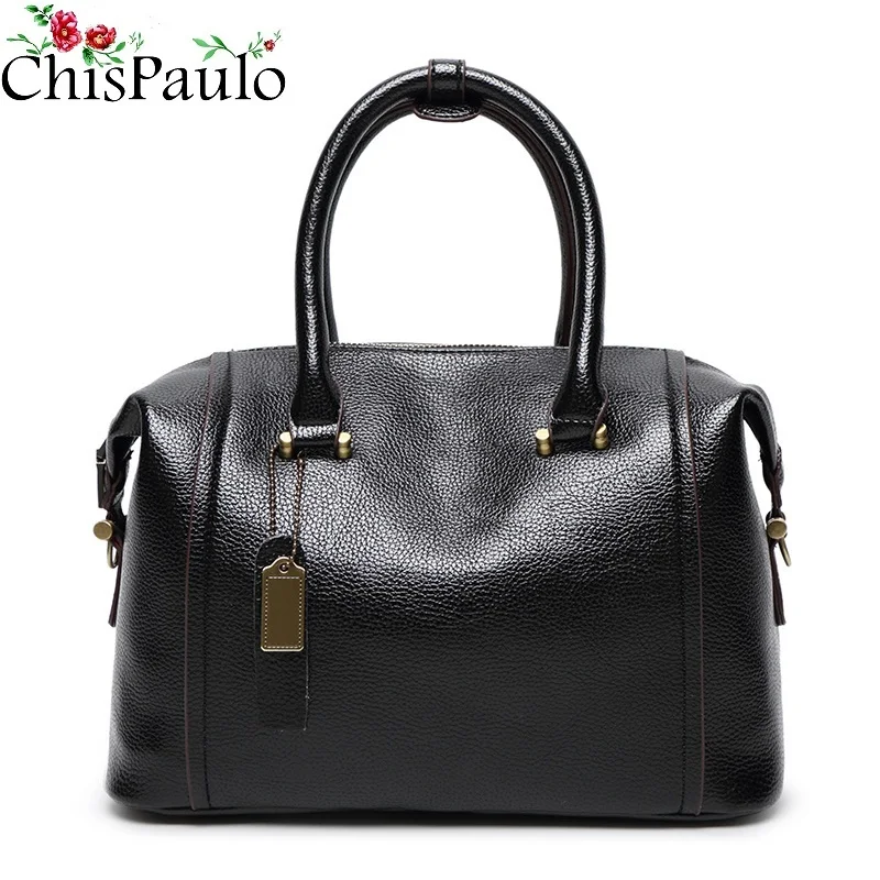 

CHISPAULO Famous Brand Designer Handbags High Quality Woman Bag 2017 Fashion Cowhide Genuine Leather Handbags Messenger Bags X38