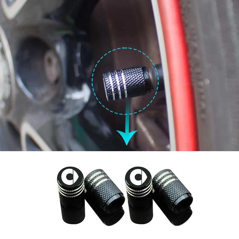

Car tire valve rust decoration Tire inflatable sealing cover for AMG for Brabus for smart450 451 453 fortwo forfour car styling