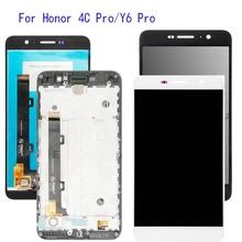 5,0 ''с рамкой дисплей для Huawei Honor 4C Pro TIT-L01 ЖК-дисплей сенсорный экран дигитайзер сборка Замена+ рамка+ Инструменты