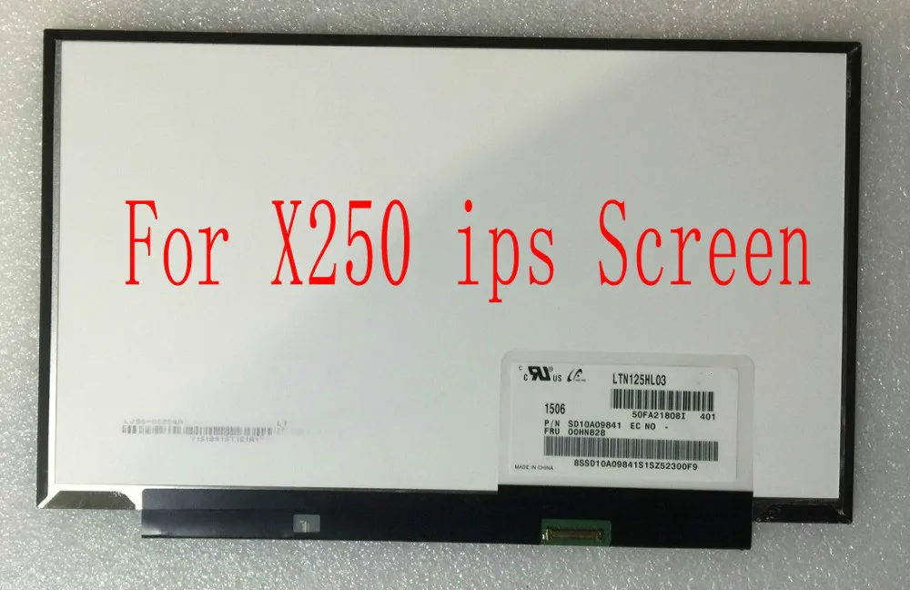 

LTN125HL03-401 for Lenovo X250 IPS Screen 1920*1080 FHD (No Screw Holes)