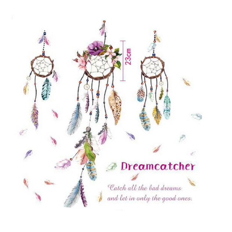 3 шт./компл. &quotмечта-ловить-Net&quot ПВХ Наклейки на стену гостиной Спальня стены