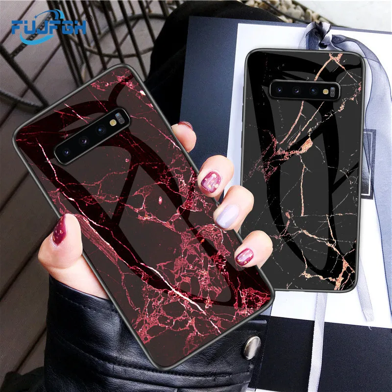 

Luxury Marble Smooth Tempered Glass Case for iPhone 7 6 8 6S Plus Tempered Glass Case for iPhone X XS Max XR Tempered Glass Case