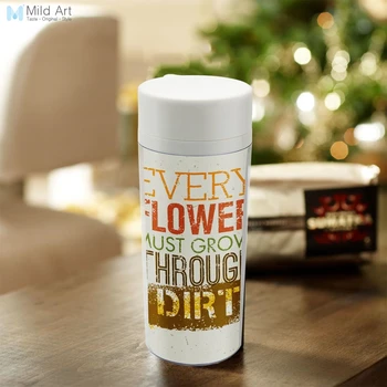 

With Lid Clear Personalized BPA Free Plastic Insulated Modern Minimalist Motivational Life Quotes Kids Water Bottles 300ml Gifts