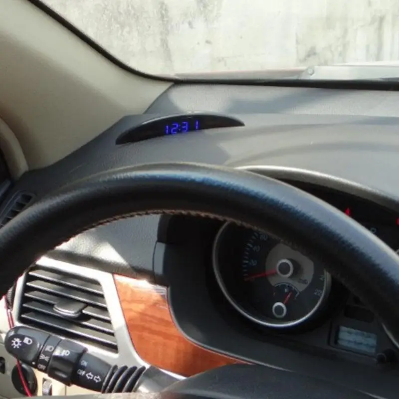 Автомобильный светящийся светодиодный цифровой автоматический термометр
