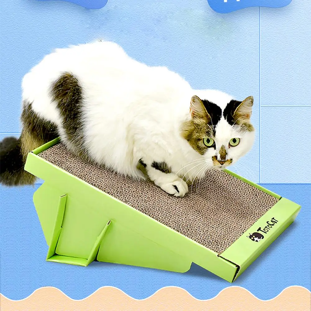Игрушки для кошек DIY Когтеточка для кота доска из гофрированной бумаги для кота игрушка, для когтей шлифовальный антистресс коготь доска игрушки принадлежности