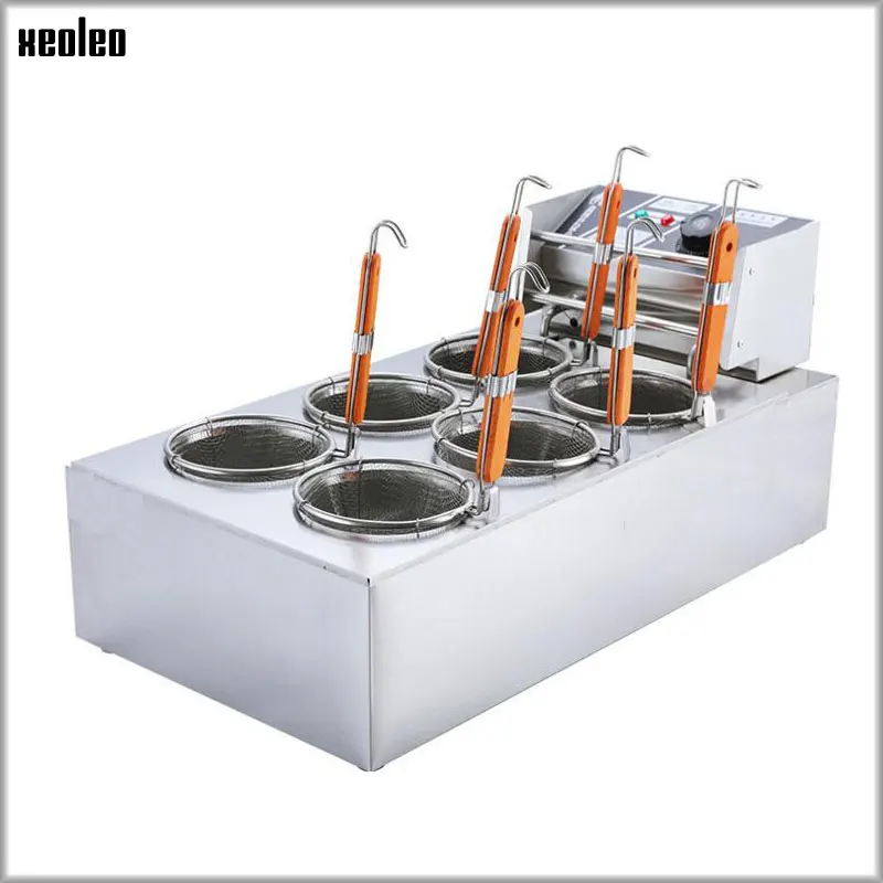 XEOLEO 6 Basket pasta cooker Commercial Noodle Cooker Electric Cooking ...