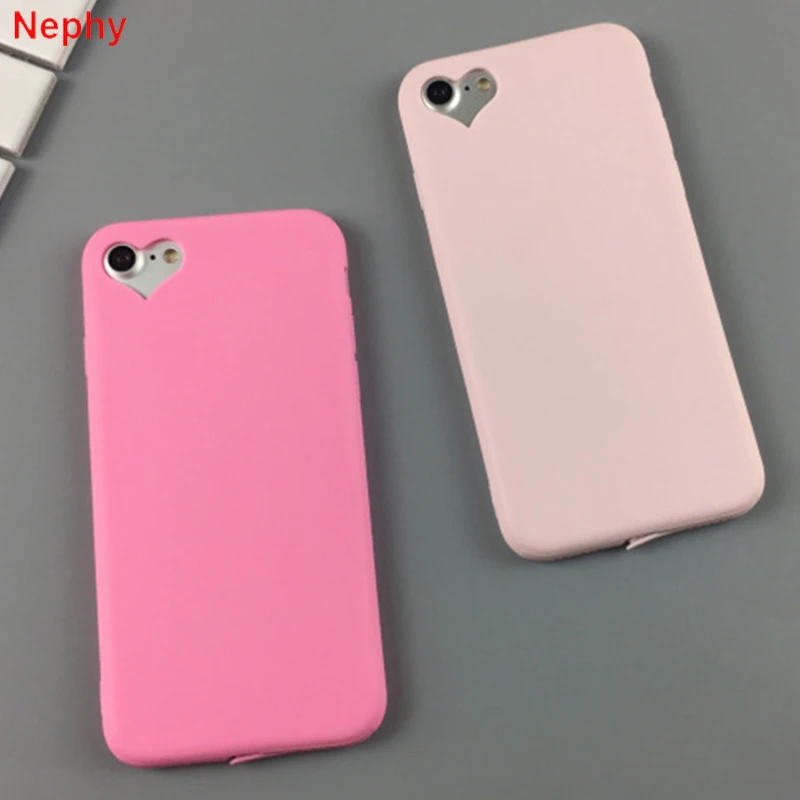 

Original Rubber Candy colors Cell Phone Case for iPhone 8 7 iPhone 6 s 6S Plus iPhone 5S 5 5SE 8Plus 7Plus 6Plus 6SPlus cover