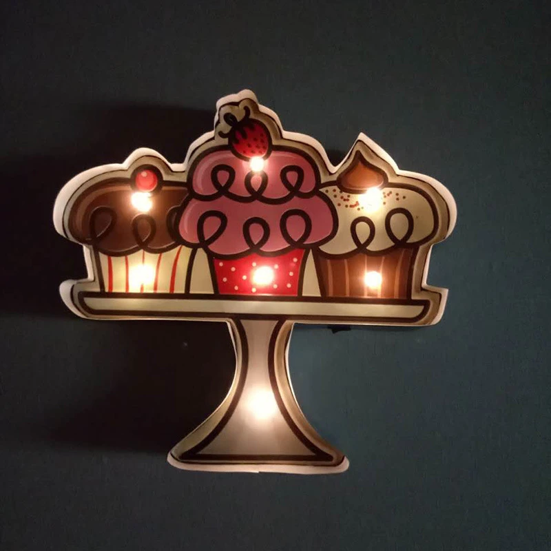 LED Light Metal Hanging Signs Bar Bakery Shop Wall Decor Art Decor LED Light Metal Hanging Signs Bar Bakery Shop Wall Decor Art Decor
