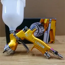 Распылитель высокого качества профессиональный GTI pro lite Золотая Живопись пистолет TE20/T110 1,3 мм сопло краска пистолет на водной основе воздуха LISSON