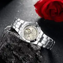 Minimalist Bracelet Watch Women Silver 3 Eyes Fashion Simple Ladies Quartz Watch Female Steel Dress Wrist Watch Brand Luxury
