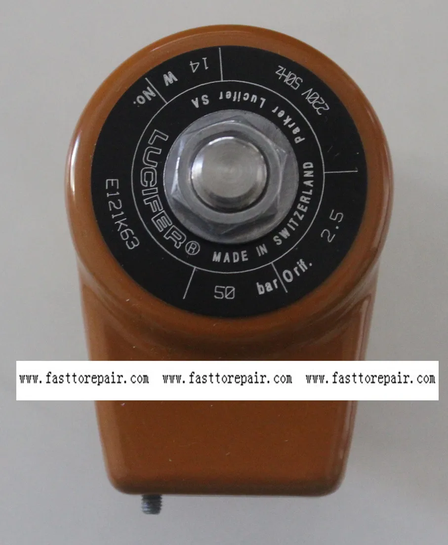 Электромагнитные клапаны Parker Lucifer E121K63(7121KBG2LR00) для масляной горелки новые и оригинальные