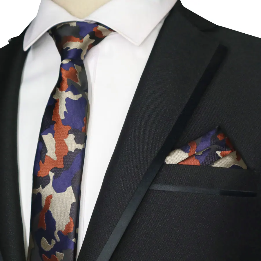 Новинка, обтягивающий 6 см мужской галстук, платок, полиэфир, галстук, Пейсли, цветочный узор, в полоску, жаккардовый, тканый, мужской, узкий галстук, для свадебной вечеринки - Цвет: SG-54
