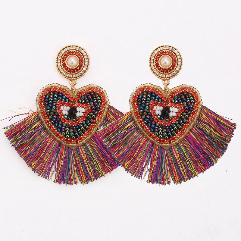 Tassel Earrings for women Colorful