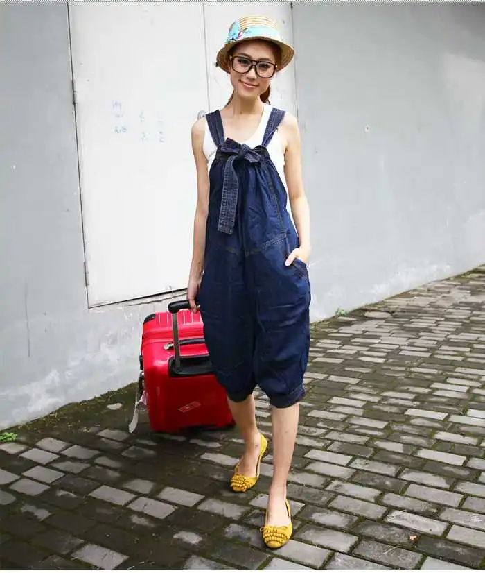 Free shipping New Womens Casual Washed Jeans Denim