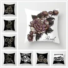 

45x45 Pillow Case Square Pillow Cover Cushion Case Toss Hidden Zipper Closure Pillows Pattern For Bedroom Living Room 028-21