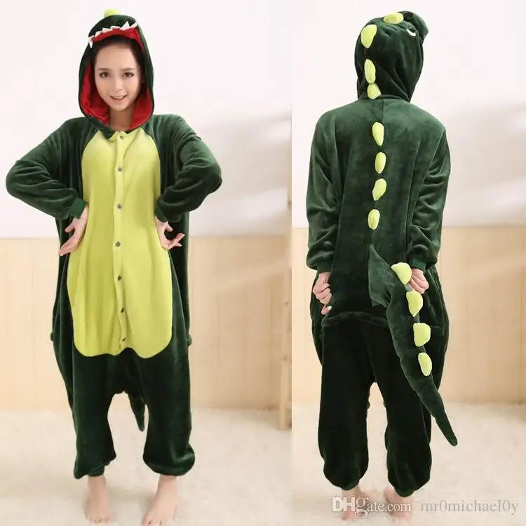 Animal Onesies Pajamas For Adult Cute Dinosaur Onesies Women's One