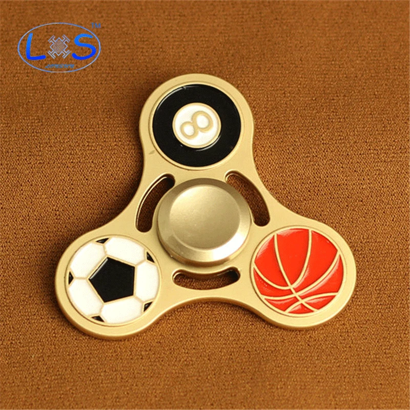 Novo criativo mão bolas de spinner metal EDC fidget spinner Rotação Tempo Longo Anti Stress Brinquedos tri top spinner spinner fidget brinquedo