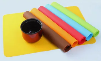 

100PCS/LOT, Silicone Baking Mat Non Stick Pan Liner Placemat Table Protector for 6 Color