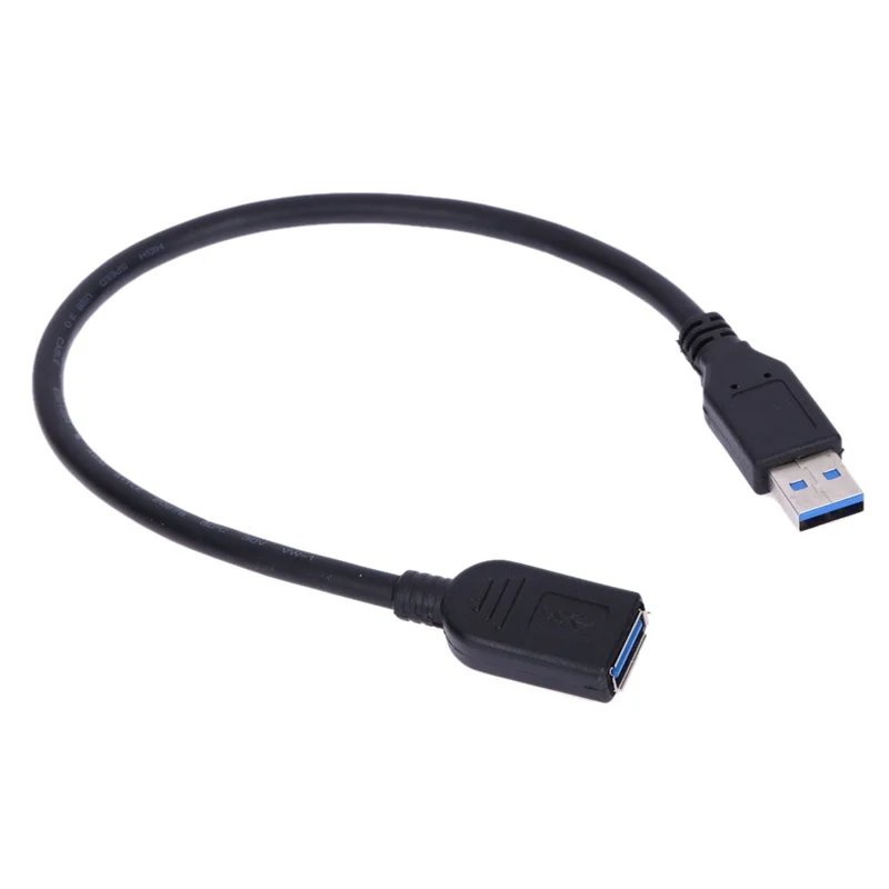 ALLOYSEED 33 см USB 3,0 тип A мужчин и женщин кабель-удлинитель USB3.0 конвертер Соединительный кабель Шнур для ПК компьютер ноутбук телефоны