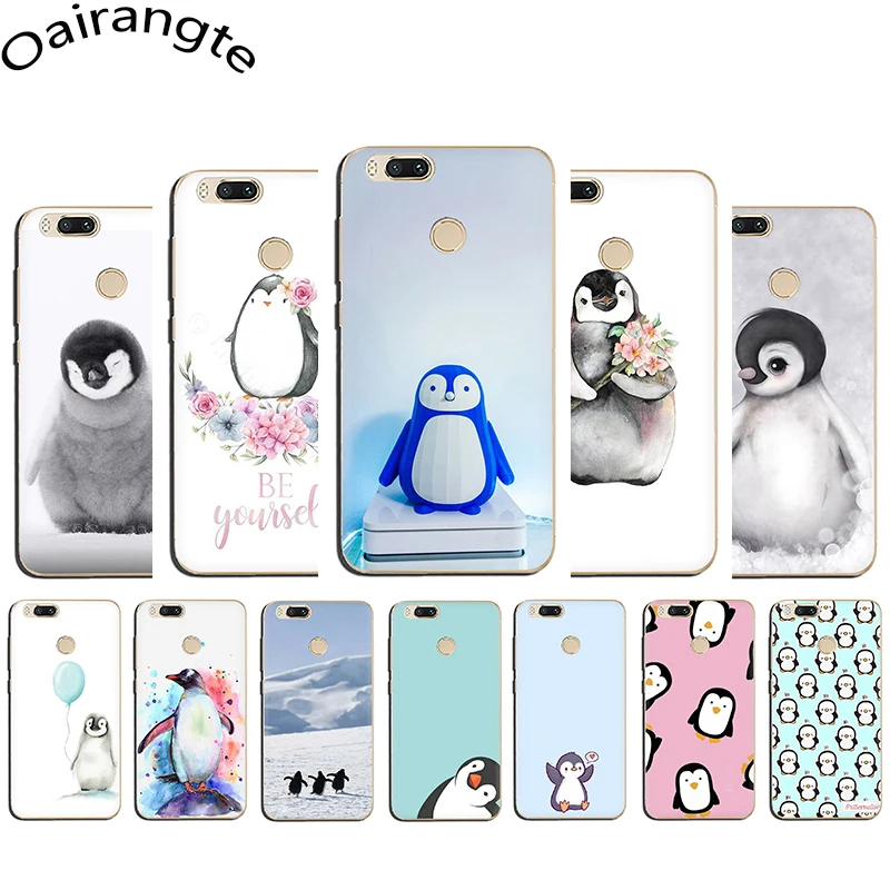 

Baby Penguin cute Hard phone Case for Xiaomi 5 5S 5X 6 6X 8 A1 A2 Lite 9 9se Mix 2S F1 Max 3 9T A3 Pro CC9e