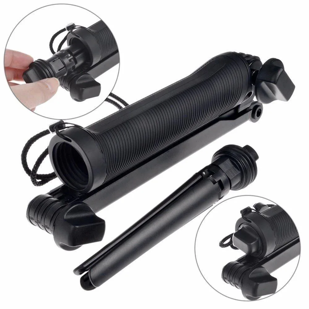 Günstige 3 weg Einbeinstativ GoPro Faltbare Mount Kamera Grip Auslegearm Stativ für Gopro Hero 6 5 4 3 3 + 2 1 SJ4000